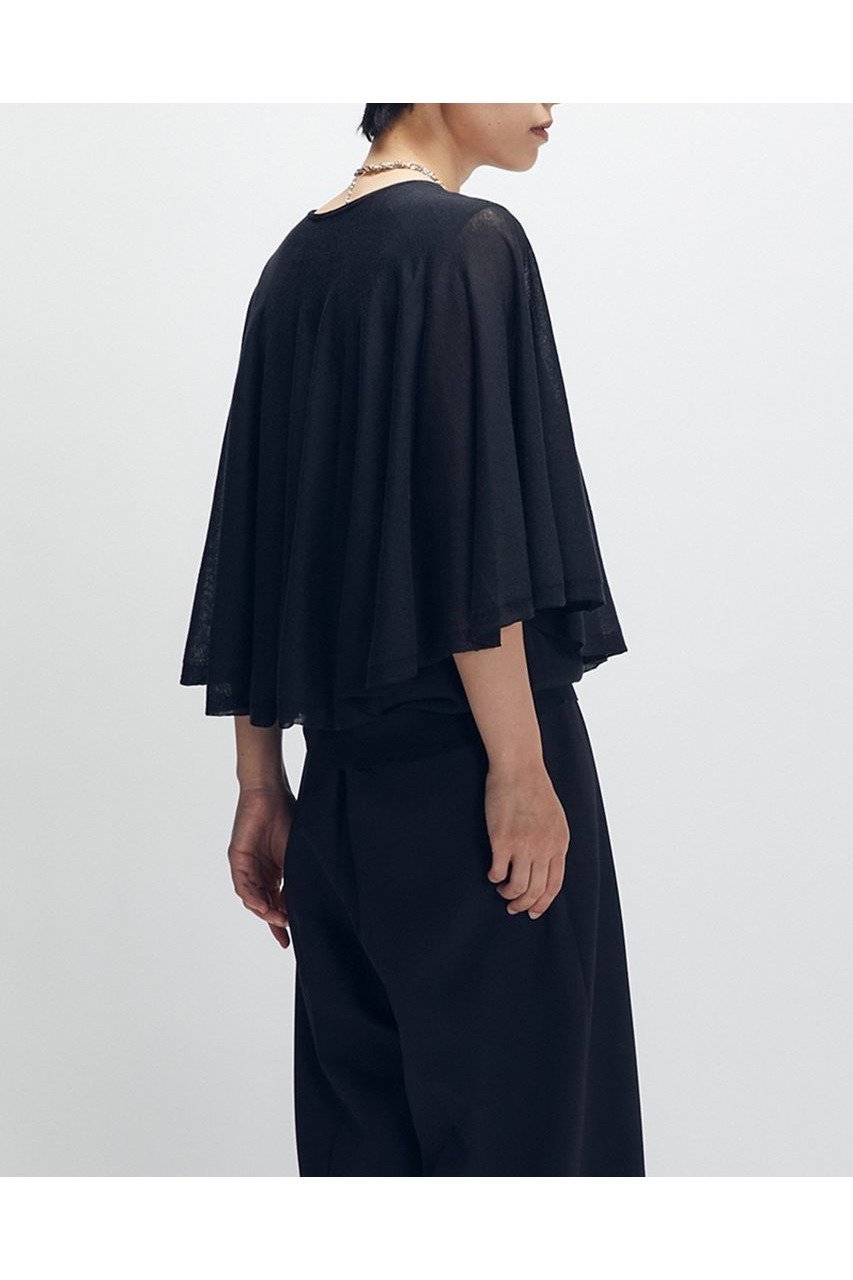 【プルミエ アロンディスモン/1er Arrondissement】のケープレイヤードニットプルオーバー 人気、トレンドファッション・服の通販 founy(ファニー) 　ファッション　Fashion　レディースファッション　Fashion for Women　トップス・カットソー　Cut & Sew Tops　ニット　Knit Tops & Sweaters　カジュアルプルオーバー・ニットトップス　Pullovers & Knit Tops / Casual Pullovers　2025年　2025　2025-2026秋冬・A/W　Autumn/Winter 2025–26 AW25–26　タンク　Tank Top, Sleeveless Top　デニム　Denim, Jeans Material　ボトム　Bottoms, Lower Wear　A/W・秋冬　Autumn/Winter　other-2|ID: prp329100004634682 ipo3291000000033369631