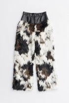 【プランク プロジェクト/PRANK PROJECT】のファートリムパンツ / Fur Trim Pants MLT(マルチカラー)|ID: prp329100004634686 ipo3291000000033369675