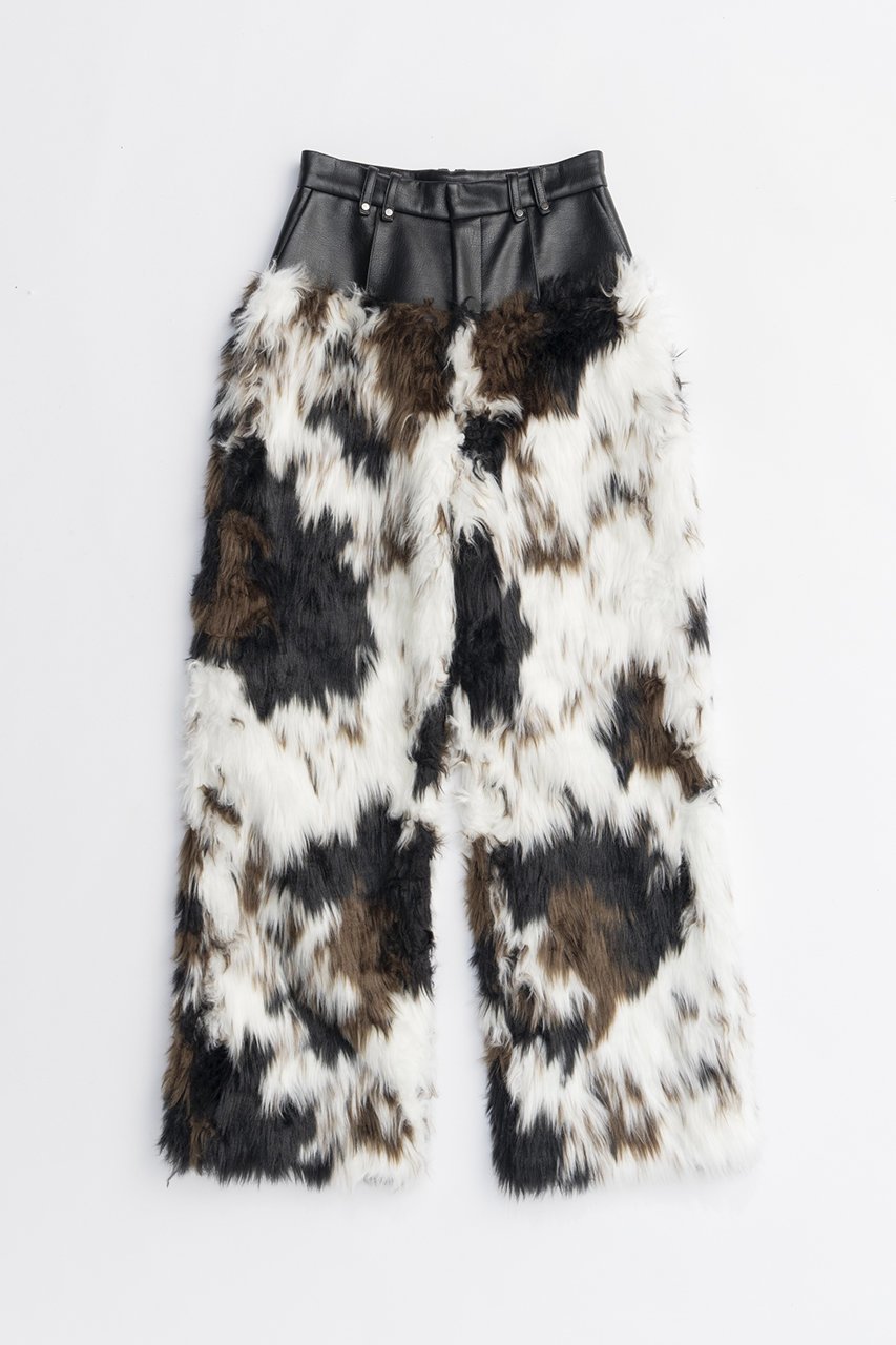 【プランク プロジェクト/PRANK PROJECT】のファートリムパンツ / Fur Trim Pants インテリア・キッズ・メンズ・レディースファッション・服の通販 founy(ファニー) 　ファッション　Fashion　レディースファッション　Fashion for Women　パンツ　Pants & Trousers　2025年　2025　2025-2026秋冬・A/W　Autumn/Winter 2025–26 AW25–26　シンプル　Simple, Minimal　フェイクファー　Faux Fur, Imitation Fur　ワイド　Wide, Wide Fit　A/W・秋冬　Autumn/Winter　MLT(マルチカラー)|ID: prp329100004634686 ipo3291000000033369675