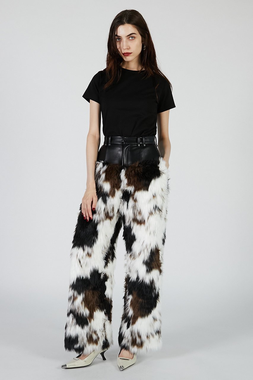 【プランク プロジェクト/PRANK PROJECT】のファートリムパンツ / Fur Trim Pants 人気、トレンドファッション・服の通販 founy(ファニー) 　ファッション　Fashion　レディースファッション　Fashion for Women　パンツ　Pants & Trousers　2025年　2025　2025-2026秋冬・A/W　Autumn/Winter 2025–26 AW25–26　シンプル　Simple, Minimal　フェイクファー　Faux Fur, Imitation Fur　ワイド　Wide, Wide Fit　A/W・秋冬　Autumn/Winter　other-8|ID: prp329100004634686 ipo3291000000033369682