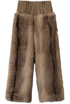 【プランク プロジェクト/PRANK PROJECT】のファートリムパンツ / Fur Trim Pants 人気、トレンドファッション・服の通販 founy(ファニー) ファッション Fashion レディースファッション Fashion for Women パンツ Pants & Trousers シンプル Simple, Minimal フェイクファー Faux Fur, Imitation Fur ワイド Wide, Wide Fit thumbnail BGE(ベージュ)|ID: prp329100004634686 ipo3291000000036101153