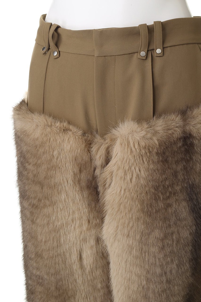 【プランク プロジェクト/PRANK PROJECT】のファートリムパンツ / Fur Trim Pants 人気、トレンドファッション・服の通販 founy(ファニー) ファッション Fashion レディースファッション Fashion for Women パンツ Pants & Trousers シンプル Simple, Minimal フェイクファー Faux Fur, Imitation Fur ワイド Wide, Wide Fit other-5|ID: prp329100004634686 ipo3291000000036101158