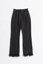 【プランク プロジェクト/PRANK PROJECT】のフェザーヘムパンツ / Feather Hem Pants BLK(ブラック)|ID: prp329100004634687 ipo3291000000033369685