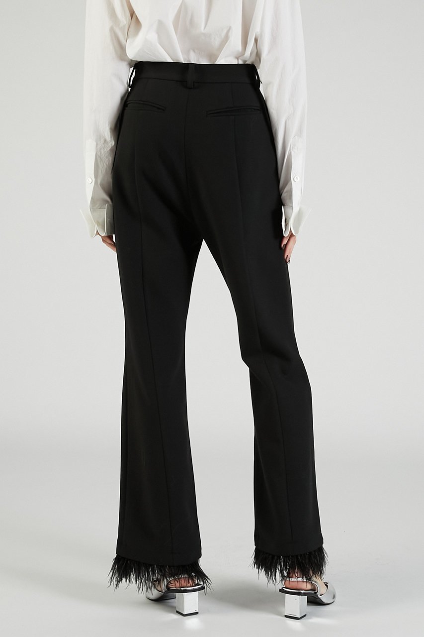 【プランク プロジェクト/PRANK PROJECT】のフェザーヘムパンツ / Feather Hem Pants 人気、トレンドファッション・服の通販 founy(ファニー) 　ファッション　Fashion　レディースファッション　Fashion for Women　パンツ　Pants & Trousers　2025年　2025　2025-2026秋冬・A/W　Autumn/Winter 2025–26 AW25–26　スリット　Slit, Slit Detail　フェザー　Feather, Feather Detail　ボトム　Bottoms, Lower Wear　A/W・秋冬　Autumn/Winter　other-5|ID: prp329100004634687 ipo3291000000033369689
