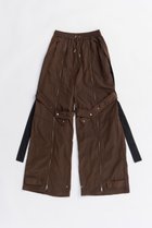 【プランク プロジェクト/PRANK PROJECT】のストラップトラックパンツ / Strap Track Pants BRN(ブラウン)|ID: prp329100004634691 ipo3291000000033369730