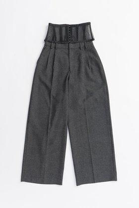 【プランク プロジェクト/PRANK PROJECT】のコルセットワイドパンツ / Corset Wide Pants 人気、トレンドファッション・服の通販 founy(ファニー) ファッション Fashion レディースファッション Fashion for Women パンツ Pants & Trousers 2025年 2025 2025-2026秋冬・A/W Autumn/Winter 2025–26 AW25–26 コルセット Corset, Bustier ジャケット Jacket, Outerwear スラックス Slacks, Dress Pants セットアップ Set-Up, Coordinated Outfit ダブル Double, Double-Breasted フォルム Silhouette, Form ワイド Wide, Wide Fit A/W・秋冬 Autumn/Winter |ID:prp329100004634692