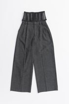 【プランク プロジェクト/PRANK PROJECT】のコルセットワイドパンツ / Corset Wide Pants 人気、トレンドファッション・服の通販 founy(ファニー) ファッション Fashion レディースファッション Fashion for Women パンツ Pants & Trousers 2025年 2025 2025-2026秋冬・A/W Autumn/Winter 2025–26 AW25–26 コルセット Corset, Bustier ジャケット Jacket, Outerwear スラックス Slacks, Dress Pants セットアップ Set-Up, Coordinated Outfit ダブル Double, Double-Breasted フォルム Silhouette, Form ワイド Wide, Wide Fit A/W・秋冬 Autumn/Winter thumbnail GRY(グレー)|ID: prp329100004634692 ipo3291000000033369739