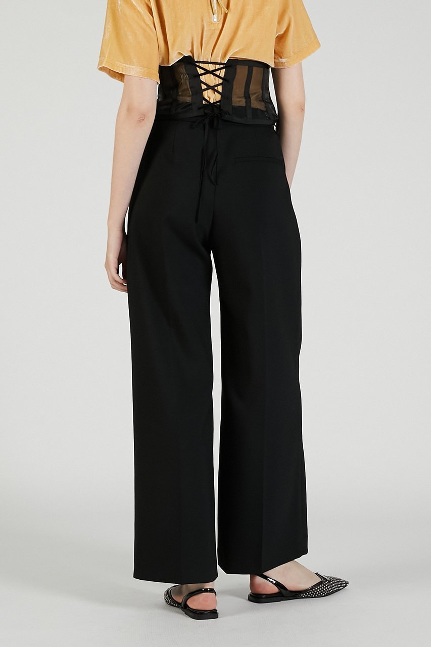 【プランク プロジェクト/PRANK PROJECT】のコルセットワイドパンツ / Corset Wide Pants 人気、トレンドファッション・服の通販 founy(ファニー) 　ファッション　Fashion　レディースファッション　Fashion for Women　パンツ　Pants & Trousers　2025年　2025　2025-2026秋冬・A/W　Autumn/Winter 2025–26 AW25–26　コルセット　Corset, Bustier　ジャケット　Jacket, Outerwear　スラックス　Slacks, Dress Pants　セットアップ　Set-Up, Coordinated Outfit　ダブル　Double, Double-Breasted　フォルム　Silhouette, Form　ワイド　Wide, Wide Fit　A/W・秋冬　Autumn/Winter　other-5|ID: prp329100004634692 ipo3291000000033369744