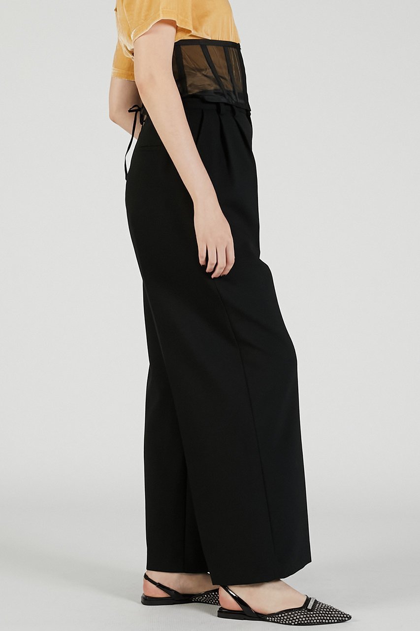 【プランク プロジェクト/PRANK PROJECT】のコルセットワイドパンツ / Corset Wide Pants 人気、トレンドファッション・服の通販 founy(ファニー) 　ファッション　Fashion　レディースファッション　Fashion for Women　パンツ　Pants & Trousers　2025年　2025　2025-2026秋冬・A/W　Autumn/Winter 2025–26 AW25–26　コルセット　Corset, Bustier　ジャケット　Jacket, Outerwear　スラックス　Slacks, Dress Pants　セットアップ　Set-Up, Coordinated Outfit　ダブル　Double, Double-Breasted　フォルム　Silhouette, Form　ワイド　Wide, Wide Fit　A/W・秋冬　Autumn/Winter　other-6|ID: prp329100004634692 ipo3291000000033369745