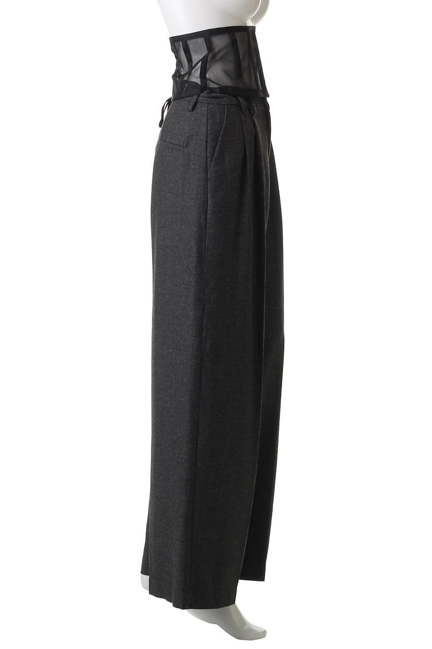 【プランク プロジェクト/PRANK PROJECT】のコルセットワイドパンツ / Corset Wide Pants 人気、トレンドファッション・服の通販 founy(ファニー) 　ファッション　Fashion　レディースファッション　Fashion for Women　パンツ　Pants & Trousers　コルセット　Corset, Bustier　ジャケット　Jacket, Outerwear　スラックス　Slacks, Dress Pants　セットアップ　Set-Up, Coordinated Outfit　ダブル　Double, Double-Breasted　フォルム　Silhouette, Form　ワイド　Wide, Wide Fit　other-5|ID: prp329100004634692 ipo3291000000033706040