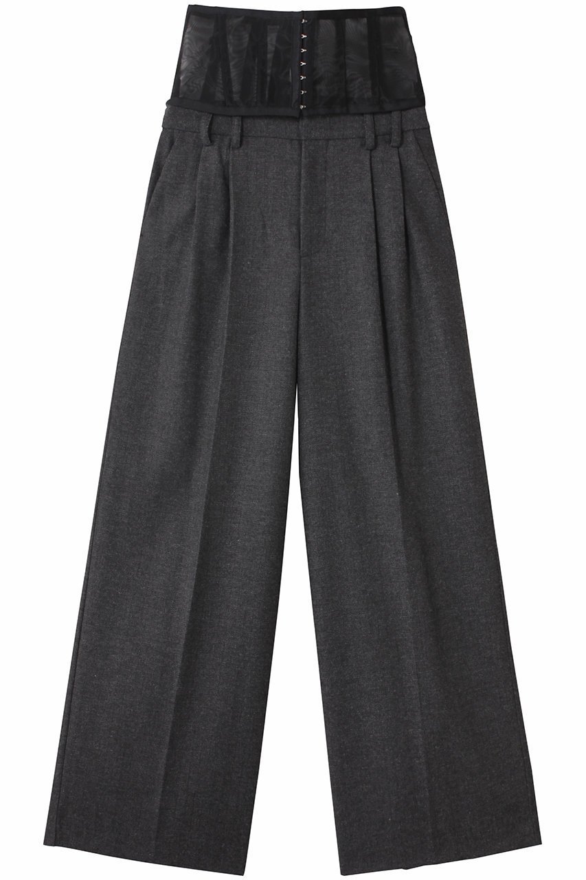 【プランク プロジェクト/PRANK PROJECT】のコルセットワイドパンツ / Corset Wide Pants 人気、トレンドファッション・服の通販 founy(ファニー) 　ファッション　Fashion　レディースファッション　Fashion for Women　パンツ　Pants & Trousers　コルセット　Corset, Bustier　ジャケット　Jacket, Outerwear　スラックス　Slacks, Dress Pants　セットアップ　Set-Up, Coordinated Outfit　ダブル　Double, Double-Breasted　フォルム　Silhouette, Form　ワイド　Wide, Wide Fit　 other-1|ID: prp329100004634692 ipo3291000000035888819
