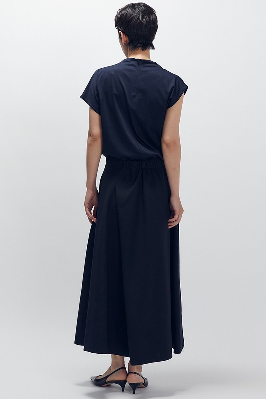 【プルミエ アロンディスモン/1er Arrondissement】のアシンメトリータックスカート 人気、トレンドファッション・服の通販 founy(ファニー) 　ファッション　Fashion　レディースファッション　Fashion for Women　スカート　Skirts　ロングスカート　Long Skirts / Maxi & Midi Skirts　2025年　2025　2025-2026秋冬・A/W　Autumn/Winter 2025–26 AW25–26　アシンメトリー　Asymmetrical Style　カットソー　Cut and Sewn Top　バランス　Balance, Style Balance　ロング　Long, Long-Length　A/W・秋冬　Autumn/Winter　other-6|ID: prp329100004634694 ipo3291000000033369765