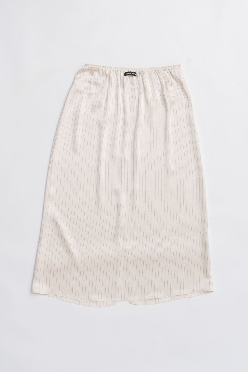 【プランク プロジェクト/PRANK PROJECT】のスーチングミディスカート / Suiting Midi Skirt 人気、トレンドファッション・服の通販 founy(ファニー) 　ファッション　Fashion　レディースファッション　Fashion for Women　スカート　Skirts　2025年　2025　2025-2026秋冬・A/W　Autumn/Winter 2025–26 AW25–26　おすすめ　Recommended / Our Picks　とろみ　Fluid, Flowy Fabric　サテン　Satin, Glossy Fabric　ストライプ　Stripe, Striped Pattern　スリット　Slit, Slit Detail　フロント　Front, Front Design　ペチコート　Petticoat, Underskirt　ミックス　Mix, Mixed Style　ループ　Loop, Loop Knit　A/W・秋冬　Autumn/Winter　other-2|ID: prp329100004634695 ipo3291000000033369769