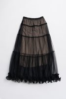 【プランク プロジェクト/PRANK PROJECT】のフリルヘムチュールスカート / Ruffle Hem Tulle Skirt 人気、トレンドファッション・服の通販 founy(ファニー) ファッション Fashion レディースファッション Fashion for Women スカート Skirts ロングスカート Long Skirts / Maxi & Midi Skirts 2025年 2025 2025-2026秋冬・A/W Autumn/Winter 2025–26 AW25–26 オーガンジー Organza Fabric チュール Tulip, Tulip Motif フリル Frill, Ruffle ペチコート Petticoat, Underskirt ボトム Bottoms, Lower Wear ロング Long, Long-Length A/W・秋冬 Autumn/Winter |ID:prp329100004634696