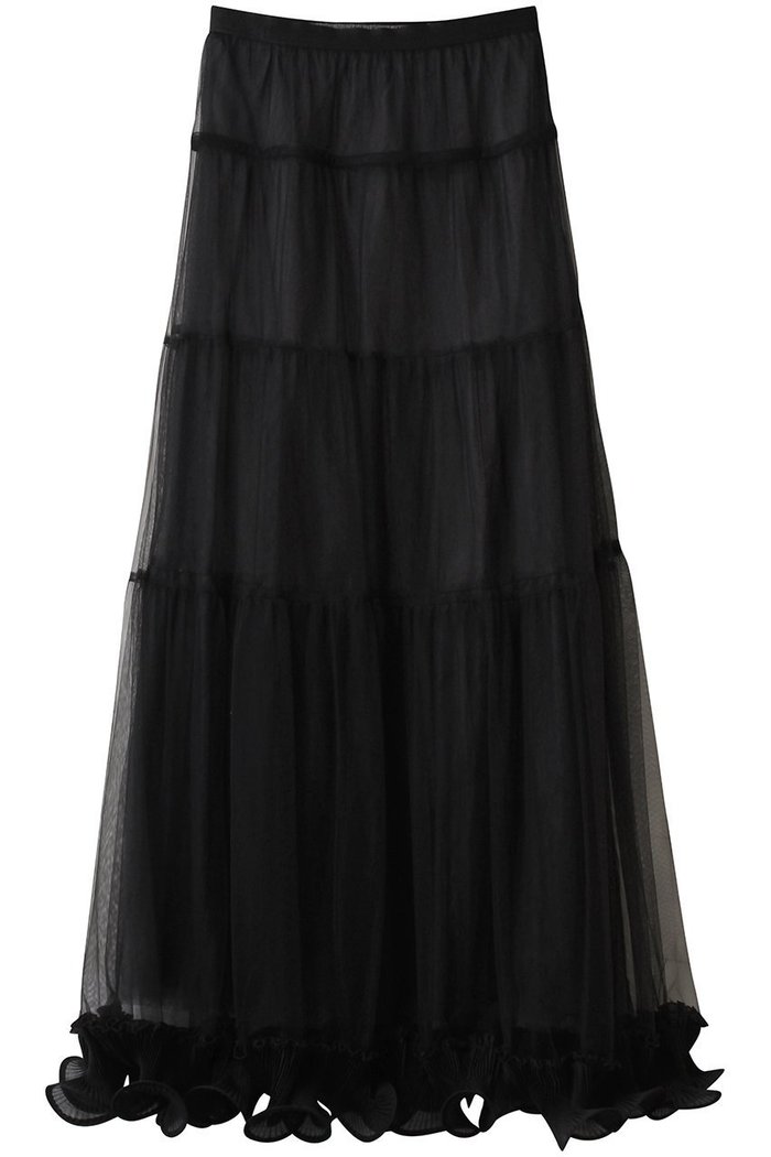 【プランク プロジェクト/PRANK PROJECT】のフリルヘムチュールスカート / Ruffle Hem Tulle Skirt インテリア・キッズ・メンズ・レディースファッション・服の通販 founy(ファニー) https://founy.com/ ファッション Fashion レディースファッション Fashion for Women スカート Skirts ロングスカート Long Skirts / Maxi & Midi Skirts オーガンジー Organza Fabric チュール Tulip, Tulip Motif フリル Frill, Ruffle ペチコート Petticoat, Underskirt ボトム Bottoms, Lower Wear ロング Long, Long-Length |ID: prp329100004634696 ipo3291000000035664504