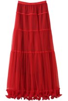 【プランク プロジェクト/PRANK PROJECT】のフリルヘムチュールスカート / Ruffle Hem Tulle Skirt RED(レッド)|ID: prp329100004634696 ipo3291000000035664510