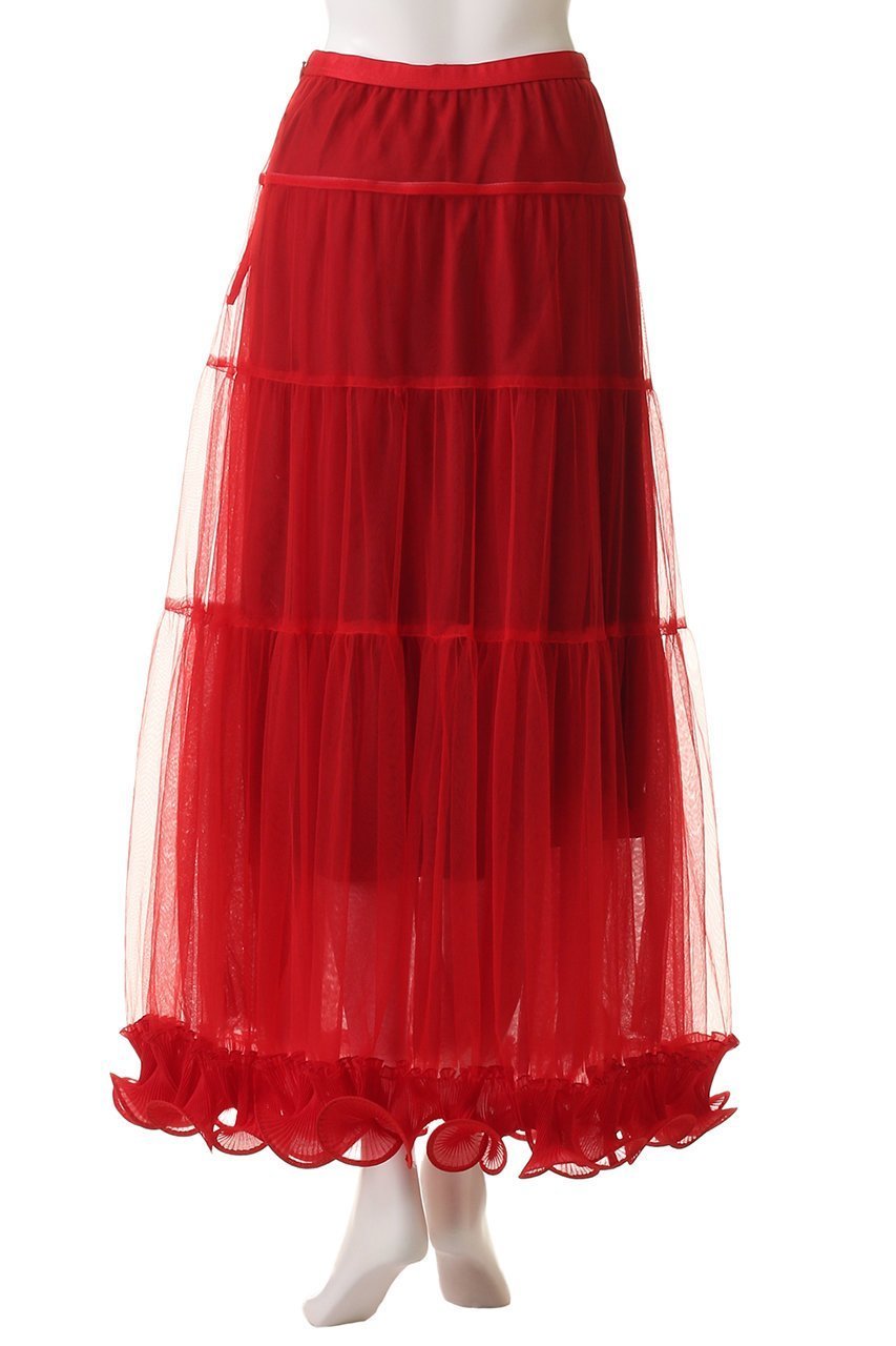 【プランク プロジェクト/PRANK PROJECT】のフリルヘムチュールスカート / Ruffle Hem Tulle Skirt 人気、トレンドファッション・服の通販 founy(ファニー) 　ファッション　Fashion　レディースファッション　Fashion for Women　スカート　Skirts　ロングスカート　Long Skirts / Maxi & Midi Skirts　オーガンジー　Organza Fabric　チュール　Tulip, Tulip Motif　フリル　Frill, Ruffle　ペチコート　Petticoat, Underskirt　ボトム　Bottoms, Lower Wear　ロング　Long, Long-Length　other-4|ID: prp329100004634696 ipo3291000000035777669