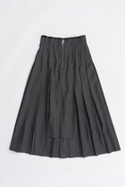【プランク プロジェクト/PRANK PROJECT】のイレギュラープリーツスカート / Irregular Pleated Skirt 人気、トレンドファッション・服の通販 founy(ファニー) ファッション Fashion レディースファッション Fashion for Women スカート Skirts プリーツスカート / 上品フェミニンスタイル Pleated Skirts ロングスカート Long Skirts / Maxi & Midi Skirts 2025年 2025 2025-2026秋冬・A/W Autumn/Winter 2025–26 AW25–26 おすすめ Recommended / Our Picks クール Cool, Chic ストライプ Stripe, Striped Pattern プリーツ Pleats, Pleated ヘムライン Hemline, Bottom Cut メタル Metal, Metal Parts レギンス Leggings, Stretch Pants ロング Long, Long-Length A/W・秋冬 Autumn/Winter thumbnail GRY(グレー)|ID: prp329100004634697 ipo3291000000033369783