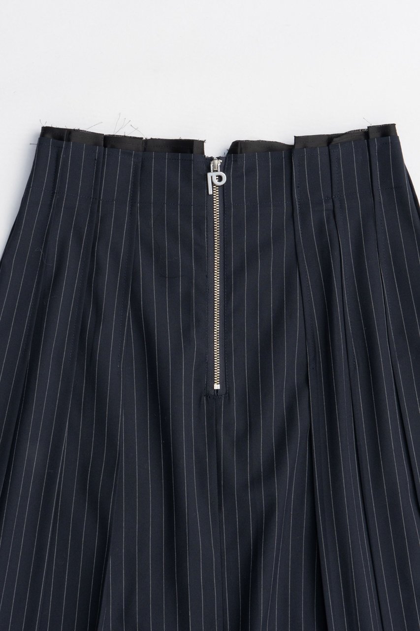 【プランク プロジェクト/PRANK PROJECT】のイレギュラープリーツスカート / Irregular Pleated Skirt 人気、トレンドファッション・服の通販 founy(ファニー) 　ファッション　Fashion　レディースファッション　Fashion for Women　スカート　Skirts　プリーツスカート / 上品フェミニンスタイル　Pleated Skirts　ロングスカート　Long Skirts / Maxi & Midi Skirts　2025年　2025　2025-2026秋冬・A/W　Autumn/Winter 2025–26 AW25–26　おすすめ　Recommended / Our Picks　クール　Cool, Chic　ストライプ　Stripe, Striped Pattern　プリーツ　Pleats, Pleated　ヘムライン　Hemline, Bottom Cut　メタル　Metal, Metal Parts　レギンス　Leggings, Stretch Pants　ロング　Long, Long-Length　A/W・秋冬　Autumn/Winter　other-4|ID: prp329100004634697 ipo3291000000033369787