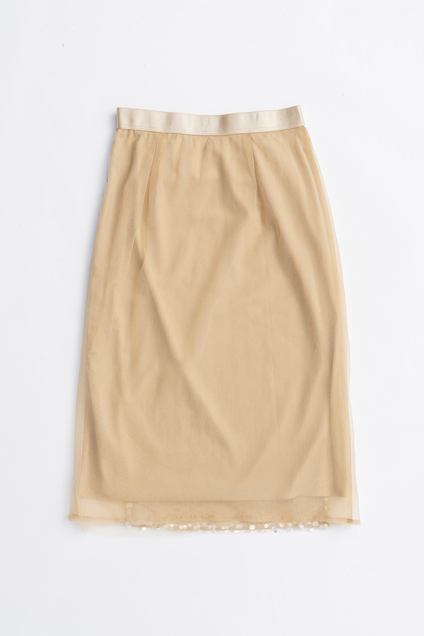 【プランク プロジェクト/PRANK PROJECT】のスパンコールミディースカート / Sequin Midi Skirt 人気、トレンドファッション・服の通販 founy(ファニー) 　ファッション　Fashion　レディースファッション　Fashion for Women　スカート　Skirts　2025年　2025　2025-2026秋冬・A/W　Autumn/Winter 2025–26 AW25–26　おすすめ　Recommended / Our Picks　カッティング　Cutting Detail　スウェット / スエット　Sweatshirt, Sweatwear　ストレッチ　Stretch, Stretchy Fabric　スパンコール　Sequins, Sequin Embellishment　スポーティ　Sporty, Casual Athletic　チュール　Tulip, Tulip Motif　ドッキング　Docking, Mixed Material　フロント　Front, Front Design　ロング　Long, Long-Length　A/W・秋冬　Autumn/Winter　other-5|ID: prp329100004634699 ipo3291000000033369809