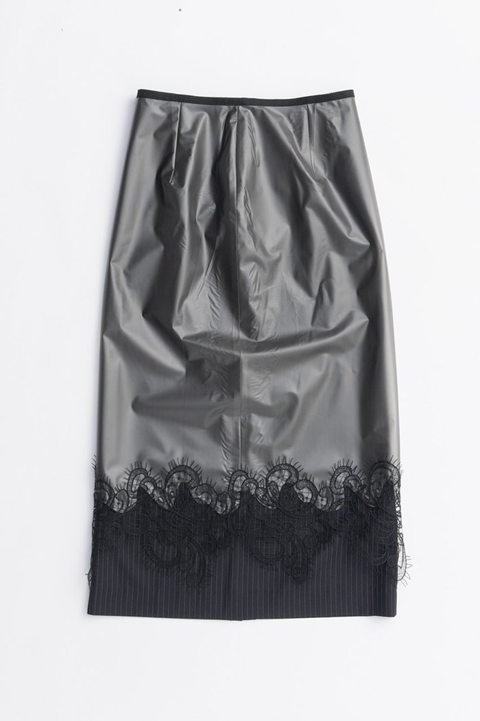 【プランク プロジェクト/PRANK PROJECT】のPVCレイヤードミディスカート / PVC Layered Midi Skirt インテリア・キッズ・メンズ・レディースファッション・服の通販 founy(ファニー) https://founy.com/ ファッション Fashion レディースファッション Fashion for Women スカート Skirts ロングスカート Long Skirts / Maxi & Midi Skirts 2025年 2025 2025-2026秋冬・A/W Autumn/Winter 2025–26 AW25–26 おすすめ Recommended / Our Picks インナー Innerwear ストライプ Stripe, Striped Pattern レース Lace, Lace Fabric ロング Long, Long-Length A/W・秋冬 Autumn/Winter |ID: prp329100004634700 ipo3291000000033369813