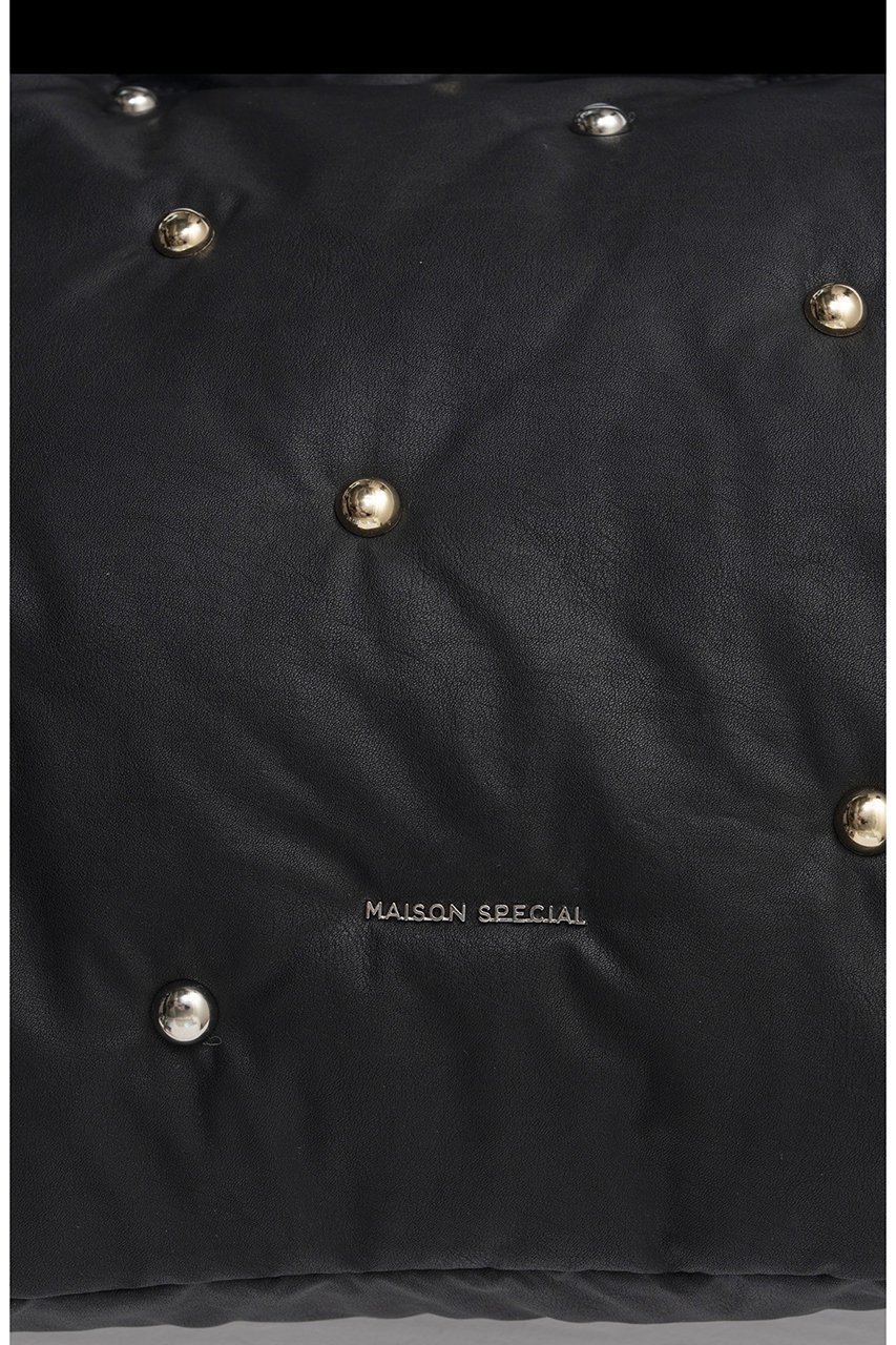 【メゾンスペシャル/MAISON SPECIAL】のStuds Double Knot Tote Bag/スタッズダブルノットトートバッグ 人気、トレンドファッション・服の通販 founy(ファニー) 　ファッション　Fashion　レディースファッション　Fashion for Women　バッグ　Bags　2025年　2025　2025-2026秋冬・A/W　Autumn/Winter 2025–26 AW25–26　ショルダー　Shoulder, Shoulder Strap　スタッズ　Studs, Metal Accents　ダブル　Double, Double-Breasted　ポケット　Pocket, Pocket Detail　リアル　Real, Realistic　リボン　Ribbon, Bow　A/W・秋冬　Autumn/Winter　other-4|ID: prp329100004635335 ipo3291000000033383190