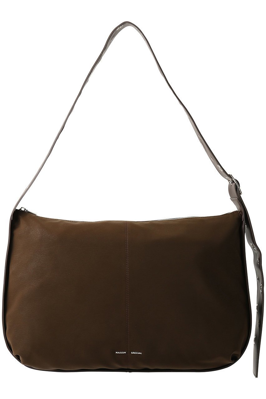 【メゾンスペシャル/MAISON SPECIAL】のBig Round Bag/ビッグラウンドバッグ インテリア・キッズ・メンズ・レディースファッション・服の通販 founy(ファニー) 　ファッション　Fashion　レディースファッション　Fashion for Women　バッグ　Bags　ショルダー　Shoulder, Shoulder Strap　スタッズ　Studs, Metal Accents　フェイクレザー　Faux Leather, PU Leather　メンズ　Men's, Menswear　ランダム　Random, Irregular　エレガント 上品　Elegant　BRN(ブラウン)|ID: prp329100004635336 ipo3291000000036867651