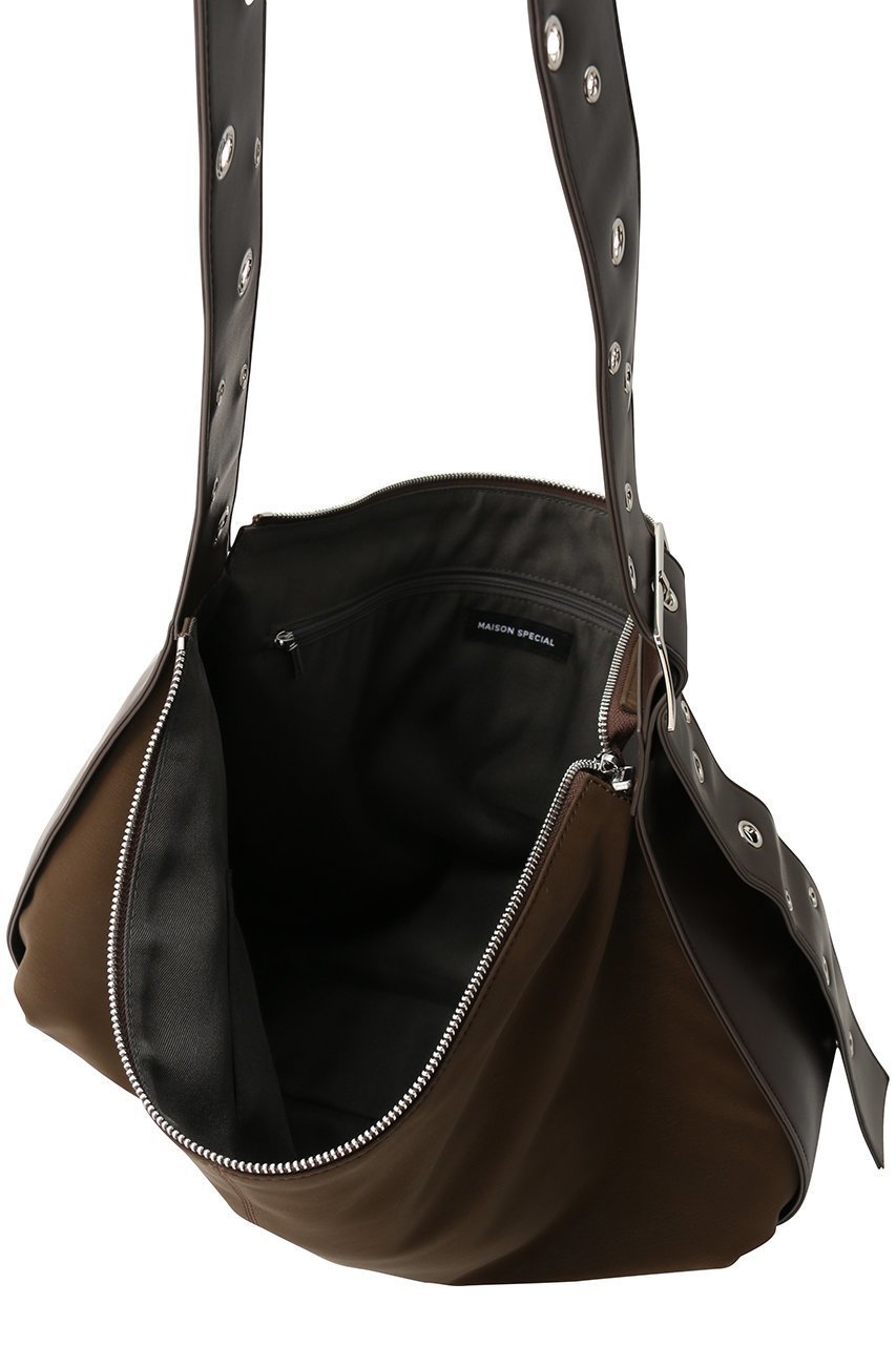 【メゾンスペシャル/MAISON SPECIAL】のBig Round Bag/ビッグラウンドバッグ 人気、トレンドファッション・服の通販 founy(ファニー) 　ファッション　Fashion　レディースファッション　Fashion for Women　バッグ　Bags　ショルダー　Shoulder, Shoulder Strap　スタッズ　Studs, Metal Accents　フェイクレザー　Faux Leather, PU Leather　メンズ　Men's, Menswear　ランダム　Random, Irregular　エレガント 上品　Elegant　other-6|ID: prp329100004635336 ipo3291000000036867660