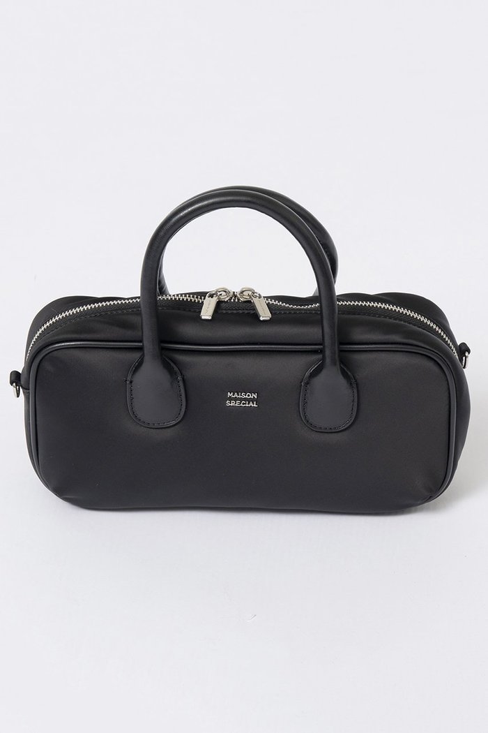 【メゾンスペシャル/MAISON SPECIAL】のNylon Boston Bag/ナイロンボストンバッグ インテリア・キッズ・メンズ・レディースファッション・服の通販 founy(ファニー) https://founy.com/ ファッション Fashion レディースファッション Fashion for Women バッグ Bags 2025年 2025 2025-2026秋冬・A/W Autumn/Winter 2025–26 AW25–26 サテン Satin, Glossy Fabric ショルダー Shoulder, Shoulder Strap トレンド Trend, Trending Now バランス Balance, Style Balance ボストン Boston ボストンバッグ Boston Bag, Retro Bag ミックス Mix, Mixed Style エレガント 上品 Elegant 定番 Standard, Basic Item A/W・秋冬 Autumn/Winter |ID: prp329100004635337 ipo3291000000033383205