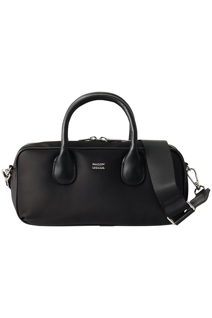 【メゾンスペシャル/MAISON SPECIAL】のNylon Boston Bag/ナイロンボストンバッグ インテリア・キッズ・メンズ・レディースファッション・服の通販 founy(ファニー) https://founy.com/ ファッション Fashion レディースファッション Fashion for Women バッグ Bags サテン Satin, Glossy Fabric ショルダー Shoulder, Shoulder Strap トレンド Trend, Trending Now バランス Balance, Style Balance ボストン Boston ボストンバッグ Boston Bag, Retro Bag ミックス Mix, Mixed Style エレガント 上品 Elegant 定番 Standard, Basic Item |ID: prp329100004635337 ipo3291000000036126080