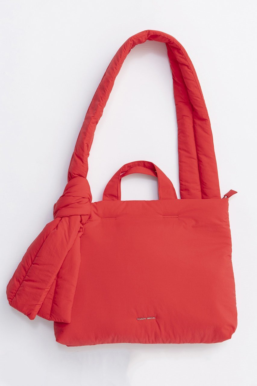 【メゾンスペシャル/MAISON SPECIAL】のDouble Knot Tote Bag/ダブルノットトートバッグ インテリア・キッズ・メンズ・レディースファッション・服の通販 founy(ファニー) 　ファッション　Fashion　レディースファッション　Fashion for Women　バッグ　Bags　2025年　2025　2025-2026秋冬・A/W　Autumn/Winter 2025–26 AW25–26　ショルダー　Shoulder, Shoulder Strap　ダブル　Double, Double-Breasted　ポケット　Pocket, Pocket Detail　リボン　Ribbon, Bow　A/W・秋冬　Autumn/Winter　RED(レッド)|ID: prp329100004635339 ipo3291000000033383221