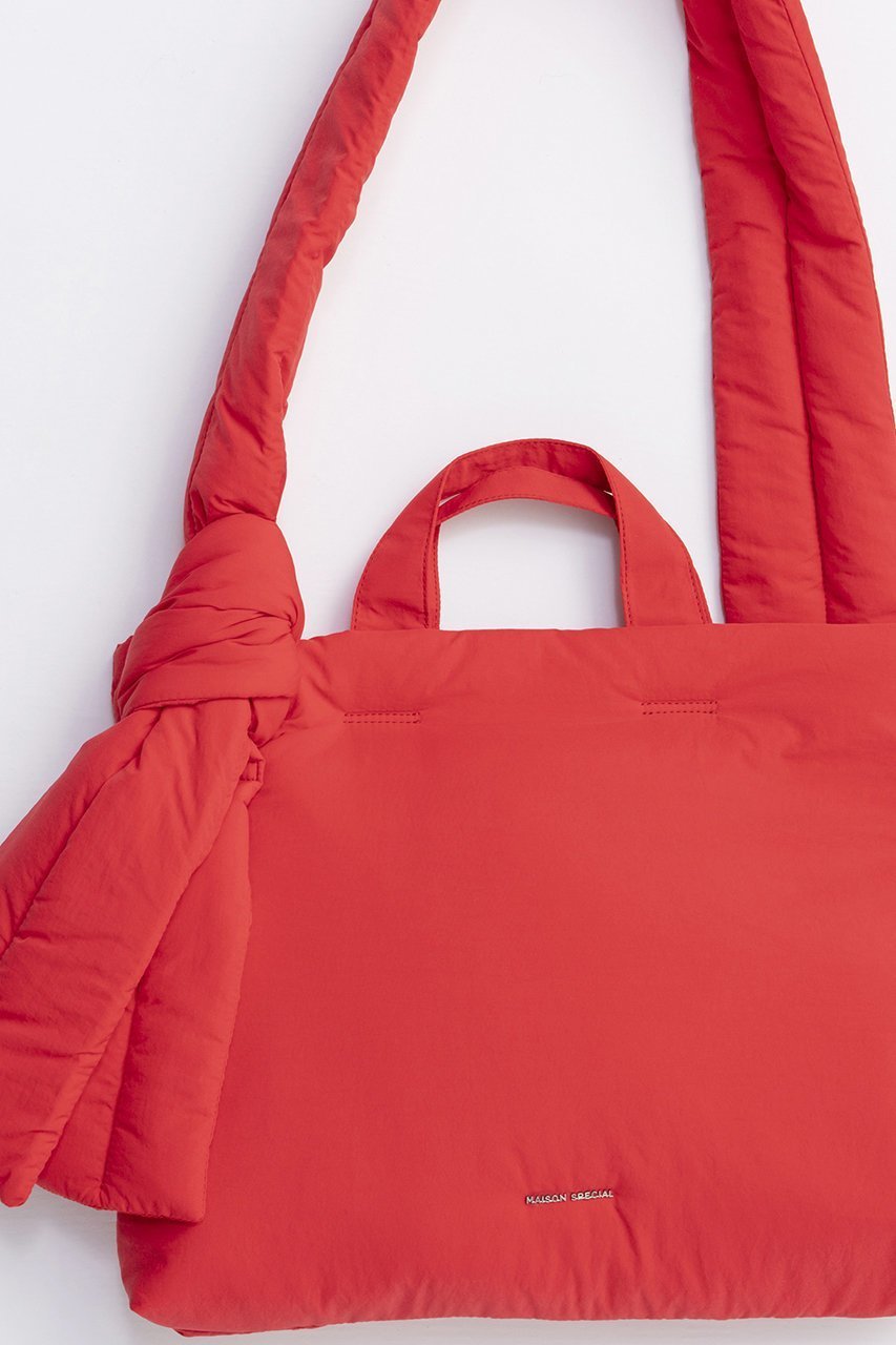 【メゾンスペシャル/MAISON SPECIAL】のDouble Knot Tote Bag/ダブルノットトートバッグ 人気、トレンドファッション・服の通販 founy(ファニー) 　ファッション　Fashion　レディースファッション　Fashion for Women　バッグ　Bags　2025年　2025　2025-2026秋冬・A/W　Autumn/Winter 2025–26 AW25–26　ショルダー　Shoulder, Shoulder Strap　ダブル　Double, Double-Breasted　ポケット　Pocket, Pocket Detail　リボン　Ribbon, Bow　A/W・秋冬　Autumn/Winter　other-2|ID: prp329100004635339 ipo3291000000033383222