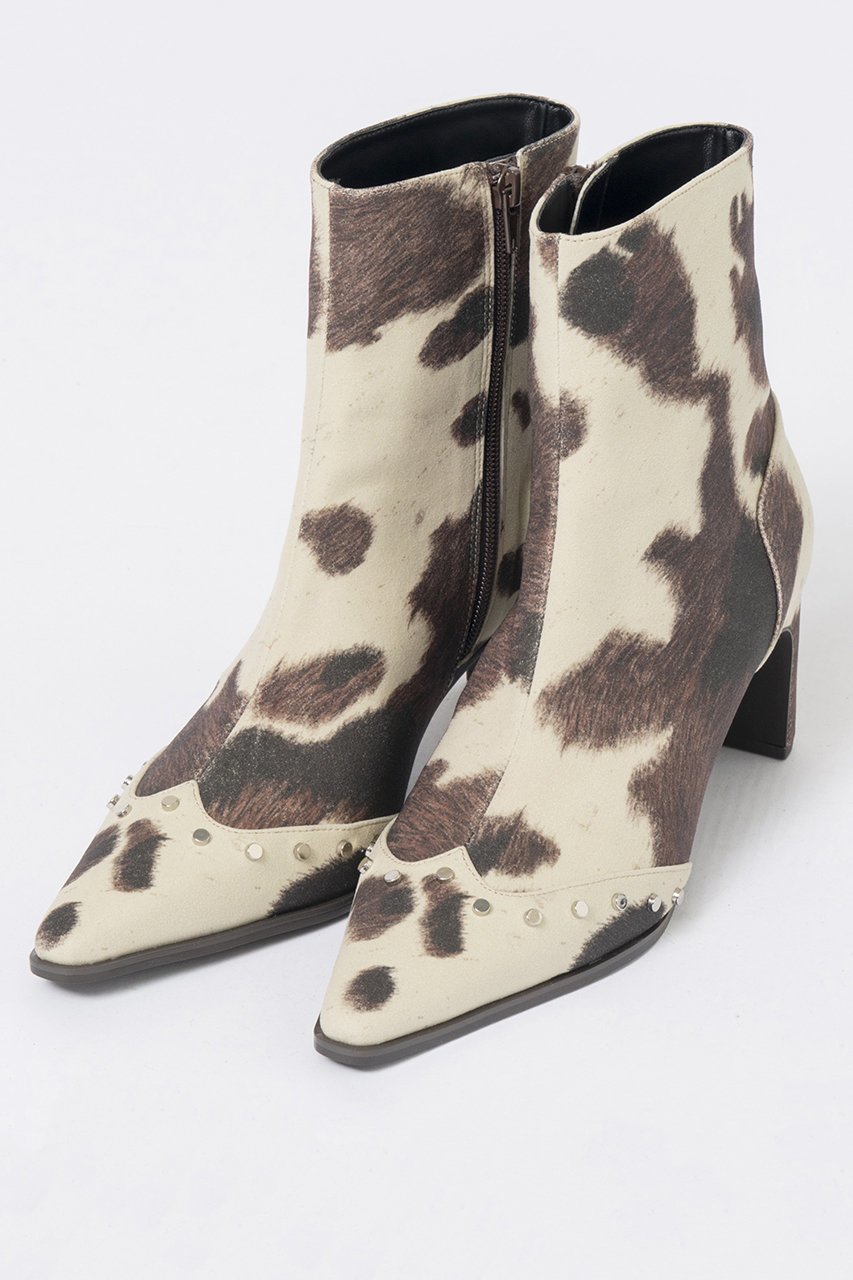 【メゾンスペシャル/MAISON SPECIAL】のWestern Short Boots/ウエスタンショートブーツ インテリア・キッズ・メンズ・レディースファッション・服の通販 founy(ファニー) 　ファッション　Fashion　レディースファッション　Fashion for Women　2025年　2025　2025-2026秋冬・A/W　Autumn/Winter 2025–26 AW25–26　ウエスタン　Western Style　カッティング　Cutting Detail　ショート　Short, Short Length　スタッズ　Studs, Metal Accents　プリント　Print, Printed Pattern　A/W・秋冬　Autumn/Winter　MLT1(マルチカラー)|ID: prp329100004635344 ipo3291000000033383263