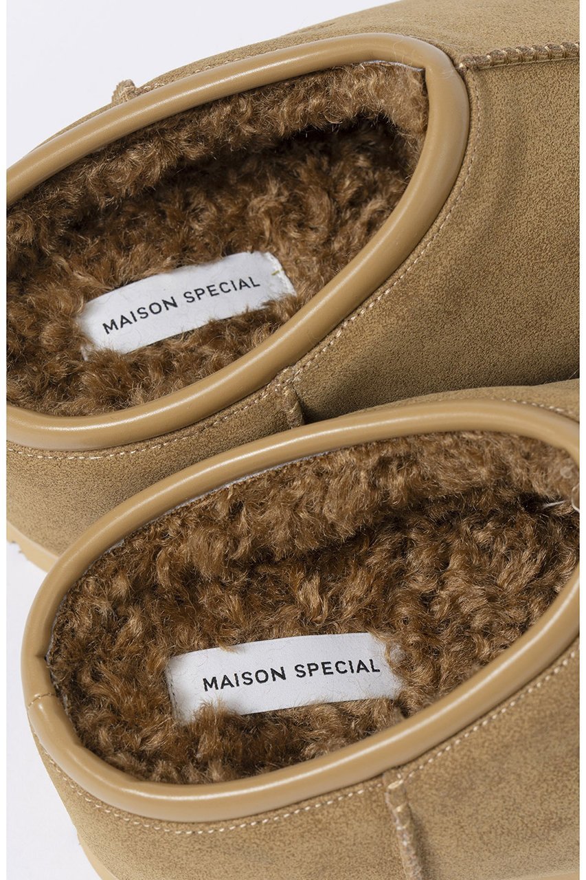 【メゾンスペシャル/MAISON SPECIAL】のMouton Sabot Shoes/ムートンサボ 人気、トレンドファッション・服の通販 founy(ファニー) 　ファッション　Fashion　レディースファッション　Fashion for Women　2025年　2025　2025-2026秋冬・A/W　Autumn/Winter 2025–26 AW25–26　なめらか　Smooth, Silky Texture　サンダル　Sandals, Summer Shoes　ショート　Short, Short Length　トレンド　Trend, Trending Now　今季　This Season, Current Season　厚底　Platform Shoes　A/W・秋冬　Autumn/Winter　other-2|ID: prp329100004635345 ipo3291000000033383272