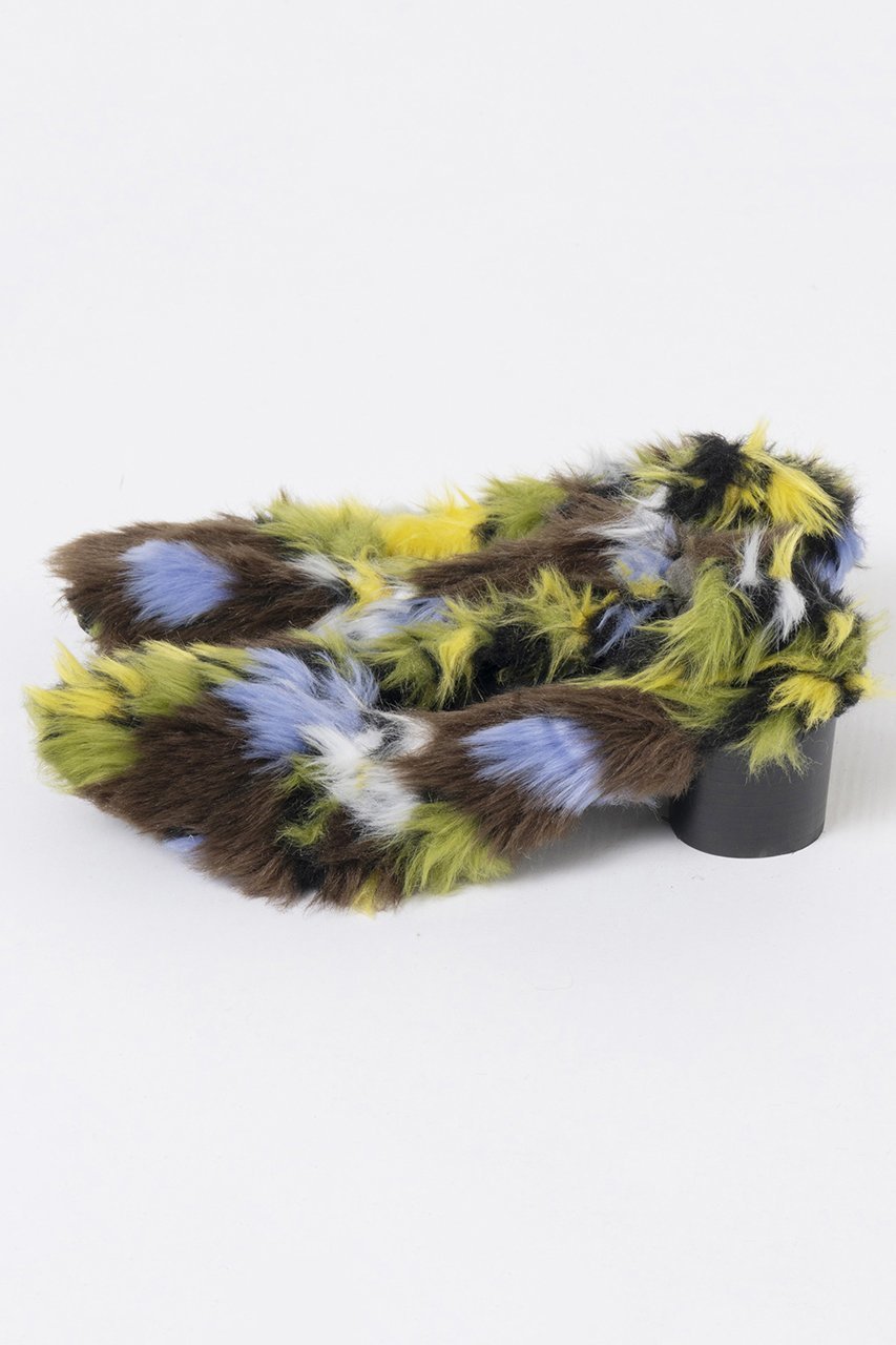 【メゾンスペシャル/MAISON SPECIAL】のMulti Fabric Pumps/マルチファブリックパンプス 人気、トレンドファッション・服の通販 founy(ファニー) 　ファッション　Fashion　レディースファッション　Fashion for Women　2025年　2025　2025-2026秋冬・A/W　Autumn/Winter 2025–26 AW25–26　おすすめ　Recommended / Our Picks　イエロー　Yellow　カラフル　Colorful Design　シャーリング　Shirring, Ruched　スタッズ　Studs, Metal Accents　フェイクファー　Faux Fur, Imitation Fur　フラワー　Flower, Floral　A/W・秋冬　Autumn/Winter　other-2|ID: prp329100004635347 ipo3291000000033383291