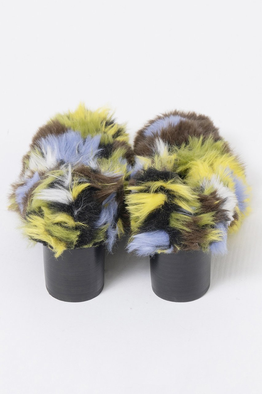 【メゾンスペシャル/MAISON SPECIAL】のMulti Fabric Pumps/マルチファブリックパンプス 人気、トレンドファッション・服の通販 founy(ファニー) 　ファッション　Fashion　レディースファッション　Fashion for Women　2025年　2025　2025-2026秋冬・A/W　Autumn/Winter 2025–26 AW25–26　おすすめ　Recommended / Our Picks　イエロー　Yellow　カラフル　Colorful Design　シャーリング　Shirring, Ruched　スタッズ　Studs, Metal Accents　フェイクファー　Faux Fur, Imitation Fur　フラワー　Flower, Floral　A/W・秋冬　Autumn/Winter　other-3|ID: prp329100004635347 ipo3291000000033383292