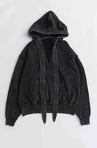 【メゾンスペシャル/MAISON SPECIAL】のSlit Ribbon Hoodie/スリットリボンフーディ 人気、トレンドファッション・服の通販 founy(ファニー) ファッション Fashion レディースファッション Fashion for Women トップス・カットソー Cut & Sew Tops シャツ・ブラウス・オフィスカジュアル Elegant Blouses & Button-Ups レディースパーカー・カジュアルフーディー Casual Hoodies & Sweatshirts ロングTシャツ・Tシャツ Longline T-Shirts & Tees スウェット・クルーネックトップス Sweatshirts & Crewnecks / Relaxed Fit Sweat Tops カットソー・ベーシックTシャツ Cut-and-Sewn Tops / Stretch Tees & Basics 2025年 2025 2025-2026秋冬・A/W Autumn/Winter 2025–26 AW25–26 おすすめ Recommended / Our Picks インナー Innerwear スリット Slit, Slit Detail フロント Front, Front Design リボン Ribbon, Bow ロング Long, Long-Length ヴィンテージ Vintage Style A/W・秋冬 Autumn/Winter thumbnail BLK(ブラック)|ID: prp329100004635349 ipo3291000000033383305