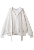 【メゾンスペシャル/MAISON SPECIAL】のSlit Ribbon Hoodie/スリットリボンフーディ WHT(ホワイト)|ID: prp329100004635349 ipo3291000000035784672