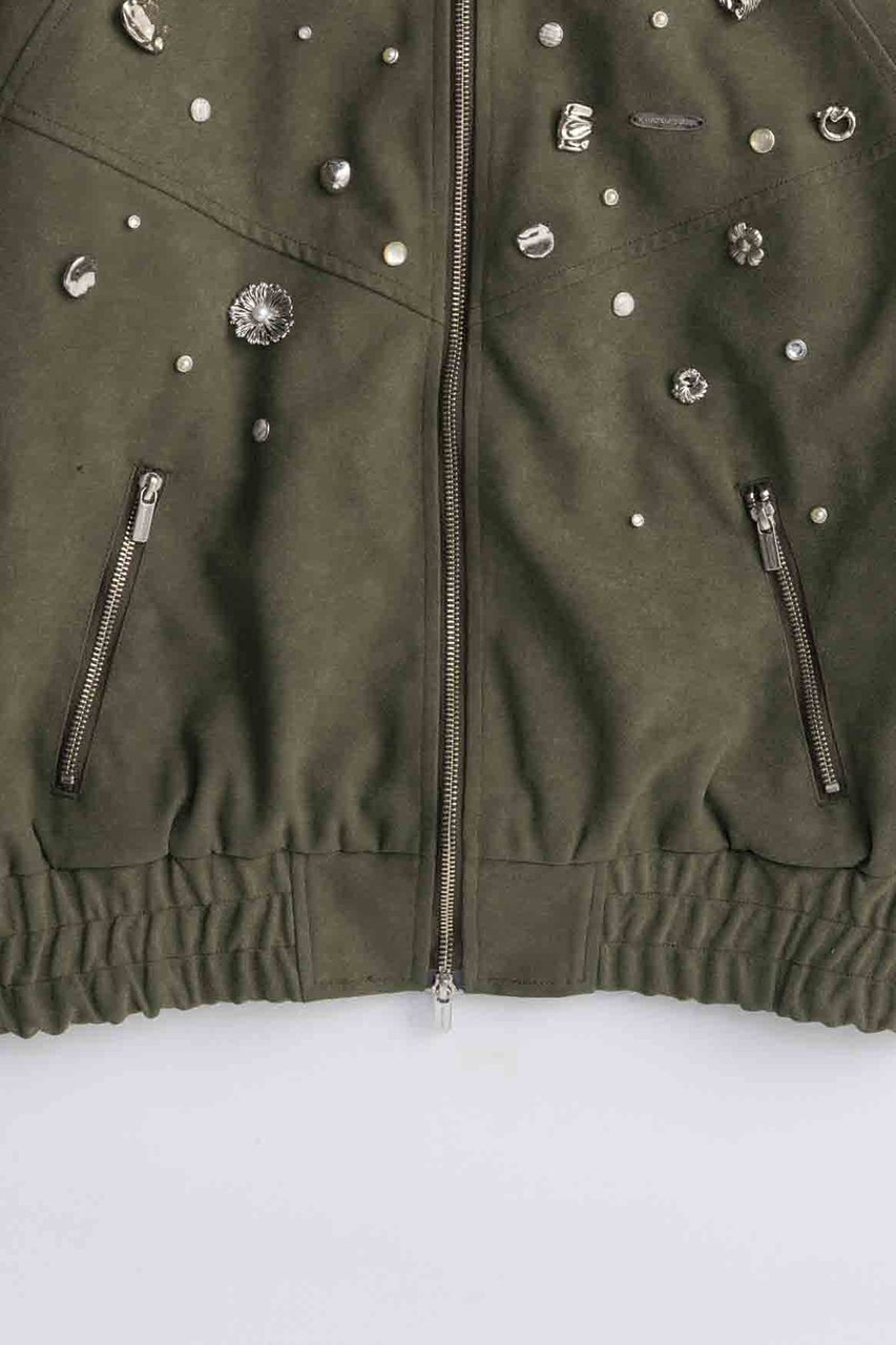 【メゾンスペシャル/MAISON SPECIAL】のVegan Leather Bijou Hoodie/ヴィーガンレザービジューパーカー 人気、トレンドファッション・服の通販 founy(ファニー) 　ファッション　Fashion　レディースファッション　Fashion for Women　アウター　Coat / Outerwear Collection　レディースジャケット・軽アウター　Jackets　ブルゾンジャケット・スポーティアウター　Blouson Jackets　2025年　2025　2025-2026秋冬・A/W　Autumn/Winter 2025–26 AW25–26　おすすめ　Recommended / Our Picks　インナー　Innerwear　ジャケット　Jacket, Outerwear　スペシャル　Special, Limited Edition　セットアップ　Set-Up, Coordinated Outfit　ビジュー　Bijou, Jewel-like Accent　ブルゾン　Blouson, Bomber Jacket　定番　Standard, Basic Item　A/W・秋冬　Autumn/Winter　other-2|ID: prp329100004635350 ipo3291000000033383313