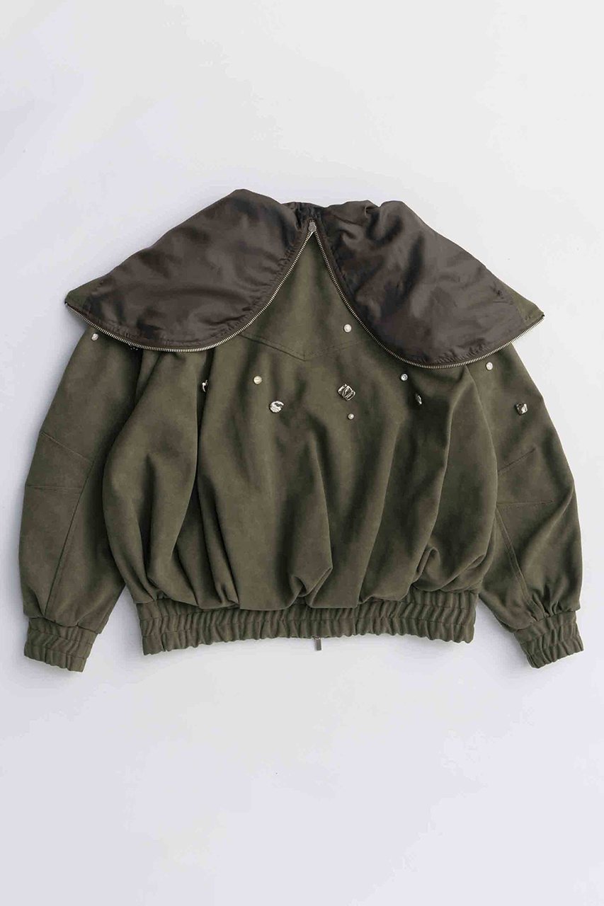【メゾンスペシャル/MAISON SPECIAL】のVegan Leather Bijou Hoodie/ヴィーガンレザービジューパーカー 人気、トレンドファッション・服の通販 founy(ファニー) 　ファッション　Fashion　レディースファッション　Fashion for Women　アウター　Coat / Outerwear Collection　レディースジャケット・軽アウター　Jackets　ブルゾンジャケット・スポーティアウター　Blouson Jackets　2025年　2025　2025-2026秋冬・A/W　Autumn/Winter 2025–26 AW25–26　おすすめ　Recommended / Our Picks　インナー　Innerwear　ジャケット　Jacket, Outerwear　スペシャル　Special, Limited Edition　セットアップ　Set-Up, Coordinated Outfit　ビジュー　Bijou, Jewel-like Accent　ブルゾン　Blouson, Bomber Jacket　定番　Standard, Basic Item　A/W・秋冬　Autumn/Winter　other-4|ID: prp329100004635350 ipo3291000000033383315