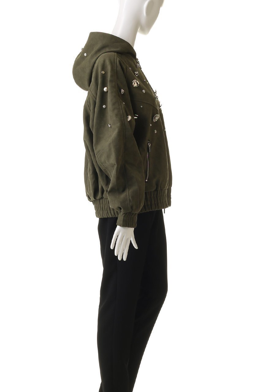 【メゾンスペシャル/MAISON SPECIAL】のfaux Leather Bijou Hoodie/フェイクレザービジューパーカー 人気、トレンドファッション・服の通販 founy(ファニー) 　ファッション　Fashion　レディースファッション　Fashion for Women　アウター　Coat / Outerwear Collection　レディースジャケット・軽アウター　Jackets　ブルゾンジャケット・スポーティアウター　Blouson Jackets　おすすめ　Recommended / Our Picks　インナー　Innerwear　ジャケット　Jacket, Outerwear　スペシャル　Special, Limited Edition　セットアップ　Set-Up, Coordinated Outfit　ビジュー　Bijou, Jewel-like Accent　フェイクレザー　Faux Leather, PU Leather　ブルゾン　Blouson, Bomber Jacket　定番　Standard, Basic Item　other-3|ID: prp329100004635350 ipo3291000000035784683