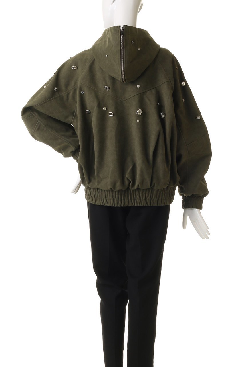 【メゾンスペシャル/MAISON SPECIAL】のfaux Leather Bijou Hoodie/フェイクレザービジューパーカー 人気、トレンドファッション・服の通販 founy(ファニー) 　ファッション　Fashion　レディースファッション　Fashion for Women　アウター　Coat / Outerwear Collection　レディースジャケット・軽アウター　Jackets　ブルゾンジャケット・スポーティアウター　Blouson Jackets　おすすめ　Recommended / Our Picks　インナー　Innerwear　ジャケット　Jacket, Outerwear　スペシャル　Special, Limited Edition　セットアップ　Set-Up, Coordinated Outfit　ビジュー　Bijou, Jewel-like Accent　フェイクレザー　Faux Leather, PU Leather　ブルゾン　Blouson, Bomber Jacket　定番　Standard, Basic Item　other-4|ID: prp329100004635350 ipo3291000000035784684