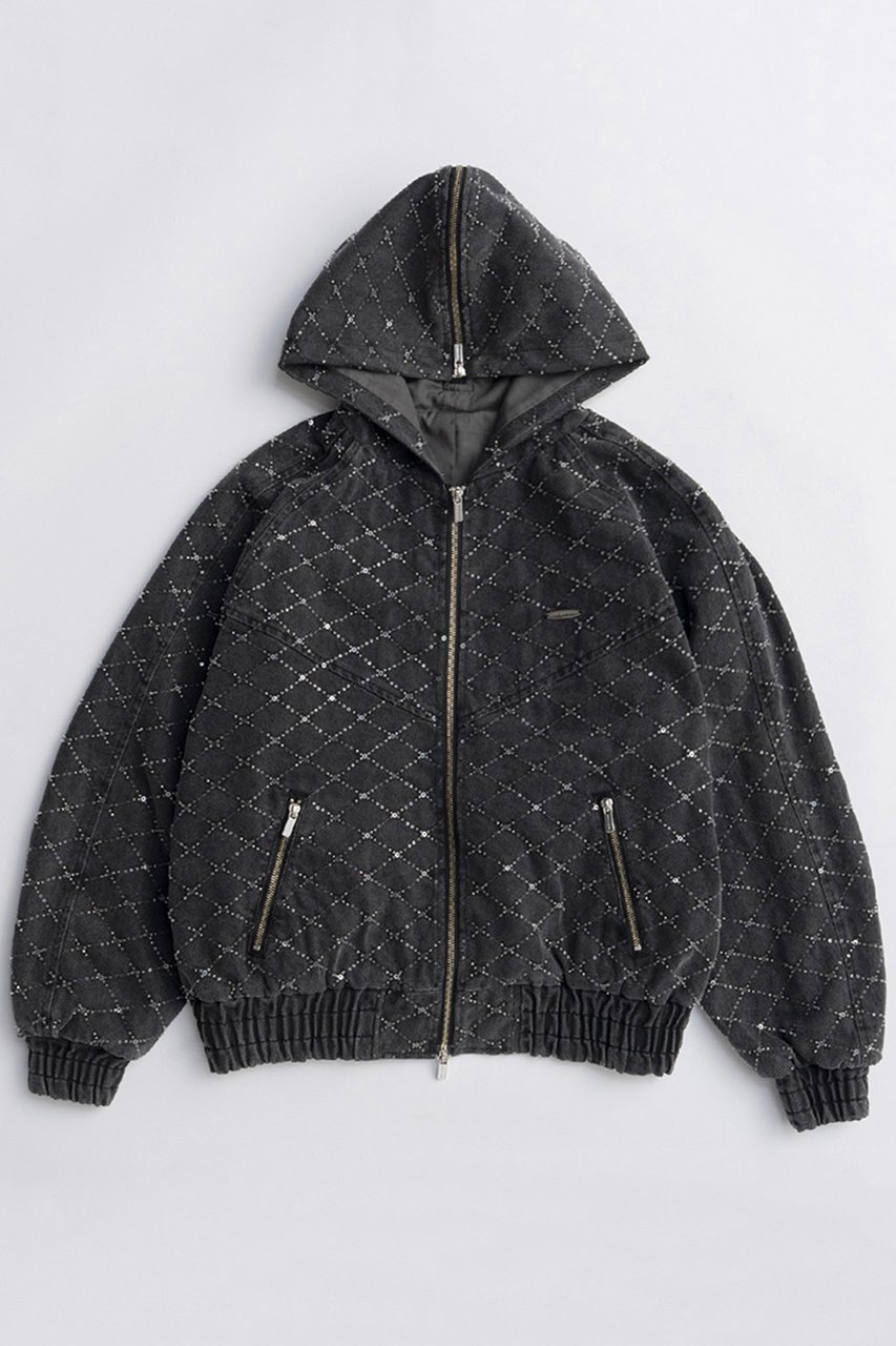 【メゾンスペシャル/MAISON SPECIAL】のDiamond Beads Embroidery Denim Hoodie/ダイヤビーズエンブロイダリーデニムパーカー 人気、トレンドファッション・服の通販 founy(ファニー) 　ファッション　Fashion　レディースファッション　Fashion for Women　アウター　Coat / Outerwear Collection　レディースジャケット・軽アウター　Jackets　ブルゾンジャケット・スポーティアウター　Blouson Jackets　2025年　2025　2025-2026秋冬・A/W　Autumn/Winter 2025–26 AW25–26　おすすめ　Recommended / Our Picks　ジャケット　Jacket, Outerwear　スペシャル　Special, Limited Edition　セットアップ　Set-Up, Coordinated Outfit　デニム　Denim, Jeans Material　ブルゾン　Blouson, Bomber Jacket　定番　Standard, Basic Item　A/W・秋冬　Autumn/Winter　 other-1|ID: prp329100004635351 ipo3291000000033383320