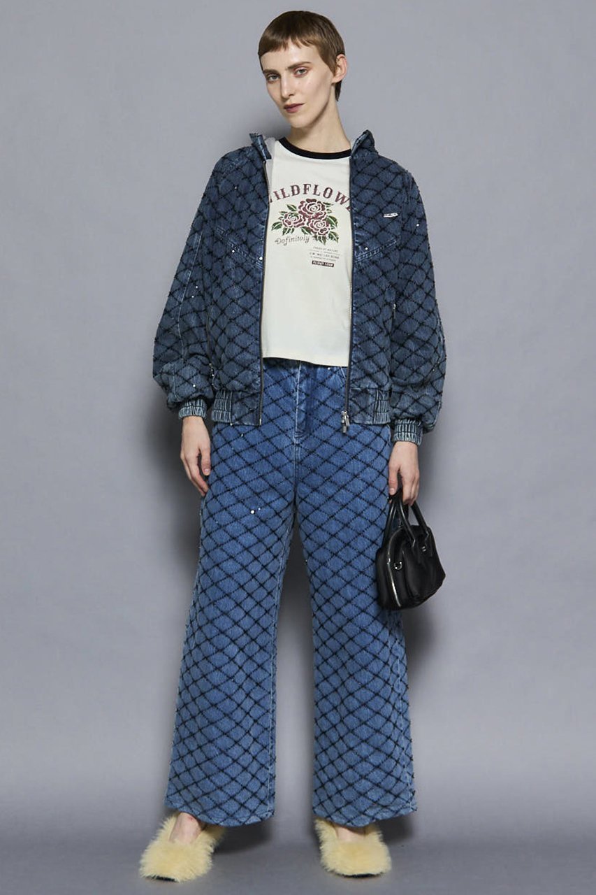 【メゾンスペシャル/MAISON SPECIAL】のDiamond Beads Embroidery Denim Hoodie/ダイヤビーズエンブロイダリーデニムパーカー 人気、トレンドファッション・服の通販 founy(ファニー) 　ファッション　Fashion　レディースファッション　Fashion for Women　アウター　Coat / Outerwear Collection　レディースジャケット・軽アウター　Jackets　ブルゾンジャケット・スポーティアウター　Blouson Jackets　2025年　2025　2025-2026秋冬・A/W　Autumn/Winter 2025–26 AW25–26　おすすめ　Recommended / Our Picks　ジャケット　Jacket, Outerwear　スペシャル　Special, Limited Edition　セットアップ　Set-Up, Coordinated Outfit　デニム　Denim, Jeans Material　ブルゾン　Blouson, Bomber Jacket　定番　Standard, Basic Item　A/W・秋冬　Autumn/Winter　other-2|ID: prp329100004635351 ipo3291000000033383323