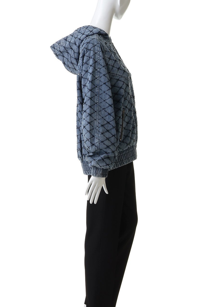 【メゾンスペシャル/MAISON SPECIAL】のDiamond Beads Embroidery Denim Hoodie/ダイヤビーズエンブロイダリーデニムパーカー 人気、トレンドファッション・服の通販 founy(ファニー) ファッション Fashion レディースファッション Fashion for Women アウター Coat / Outerwear Collection レディースジャケット・軽アウター Jackets ブルゾンジャケット・スポーティアウター Blouson Jackets おすすめ Recommended / Our Picks ジャケット Jacket, Outerwear スペシャル Special, Limited Edition セットアップ Set-Up, Coordinated Outfit デニム Denim, Jeans Material ブルゾン Blouson, Bomber Jacket 定番 Standard, Basic Item other-4|ID: prp329100004635351 ipo3291000000034005416