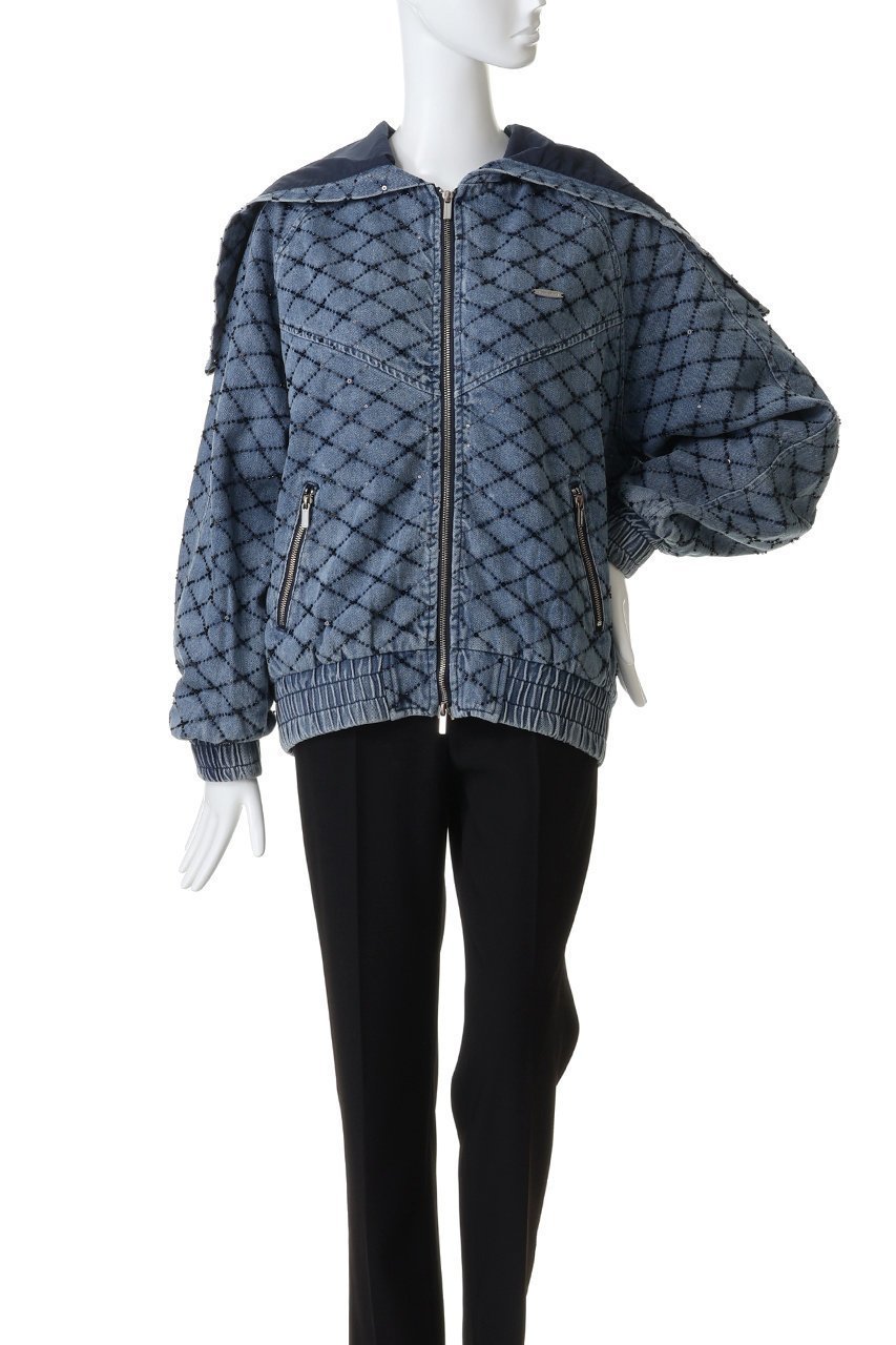 【メゾンスペシャル/MAISON SPECIAL】のDiamond Beads Embroidery Denim Hoodie/ダイヤビーズエンブロイダリーデニムパーカー 人気、トレンドファッション・服の通販 founy(ファニー) ファッション Fashion レディースファッション Fashion for Women アウター Coat / Outerwear Collection レディースジャケット・軽アウター Jackets ブルゾンジャケット・スポーティアウター Blouson Jackets おすすめ Recommended / Our Picks ジャケット Jacket, Outerwear スペシャル Special, Limited Edition セットアップ Set-Up, Coordinated Outfit デニム Denim, Jeans Material ブルゾン Blouson, Bomber Jacket 定番 Standard, Basic Item other-7|ID: prp329100004635351 ipo3291000000034005419
