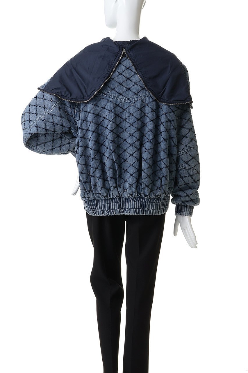 【メゾンスペシャル/MAISON SPECIAL】のDiamond Beads Embroidery Denim Hoodie/ダイヤビーズエンブロイダリーデニムパーカー 人気、トレンドファッション・服の通販 founy(ファニー) ファッション Fashion レディースファッション Fashion for Women アウター Coat / Outerwear Collection レディースジャケット・軽アウター Jackets ブルゾンジャケット・スポーティアウター Blouson Jackets おすすめ Recommended / Our Picks ジャケット Jacket, Outerwear スペシャル Special, Limited Edition セットアップ Set-Up, Coordinated Outfit デニム Denim, Jeans Material ブルゾン Blouson, Bomber Jacket 定番 Standard, Basic Item other-8|ID: prp329100004635351 ipo3291000000034005420