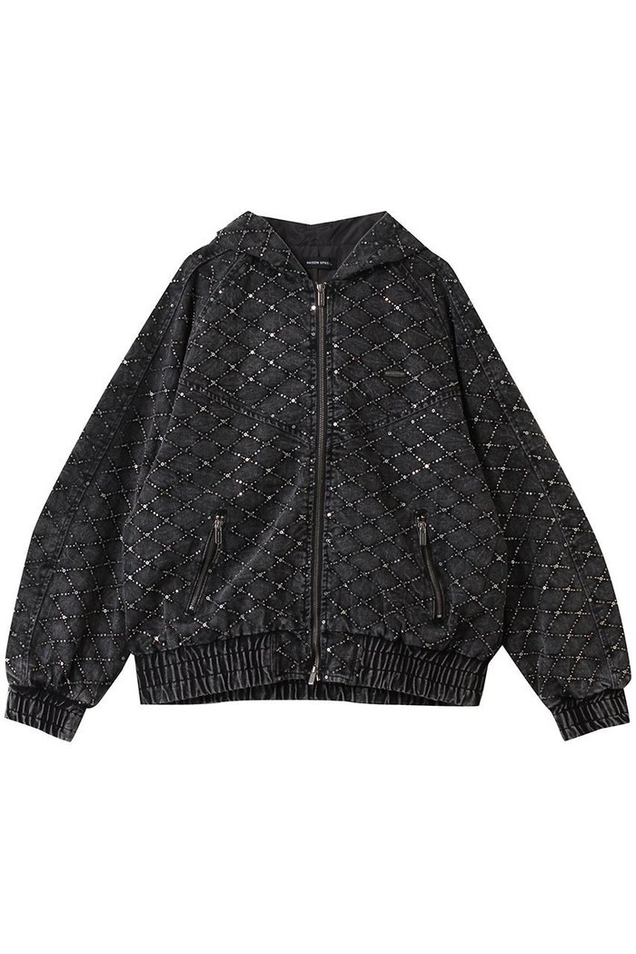 【メゾンスペシャル/MAISON SPECIAL】のDiamond Beads Embroidery Denim Hoodie/ダイヤビーズエンブロイダリーデニムパーカー インテリア・キッズ・メンズ・レディースファッション・服の通販 founy(ファニー) https://founy.com/ ファッション Fashion レディースファッション Fashion for Women アウター Coat / Outerwear Collection レディースジャケット・軽アウター Jackets ブルゾンジャケット・スポーティアウター Blouson Jackets おすすめ Recommended / Our Picks ジャケット Jacket, Outerwear スペシャル Special, Limited Edition セットアップ Set-Up, Coordinated Outfit デニム Denim, Jeans Material ブルゾン Blouson, Bomber Jacket 定番 Standard, Basic Item |ID: prp329100004635351 ipo3291000000036126144