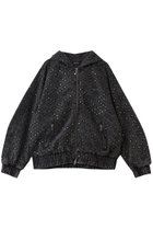 【メゾンスペシャル/MAISON SPECIAL】のDiamond Beads Embroidery Denim Hoodie/ダイヤビーズエンブロイダリーデニムパーカー BLK(ブラック)|ID: prp329100004635351 ipo3291000000036126145