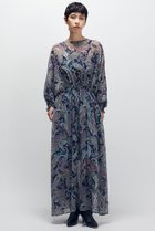【プルミエ アロンディスモン/1er Arrondissement】のペイズリープリントワンピース ネイビー|ID: prp329100004635352 ipo3291000000036126160